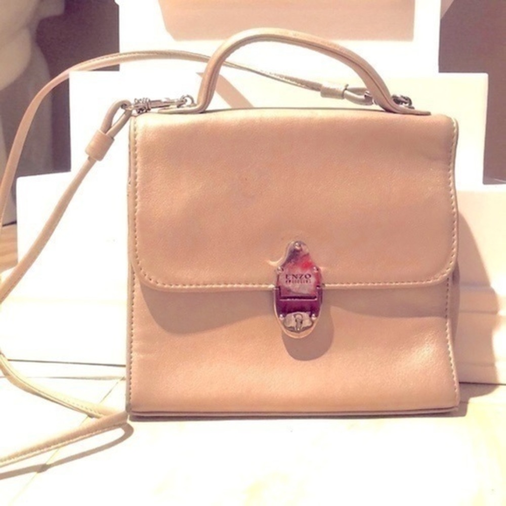 Enzo Angelino bag Ivory small purse